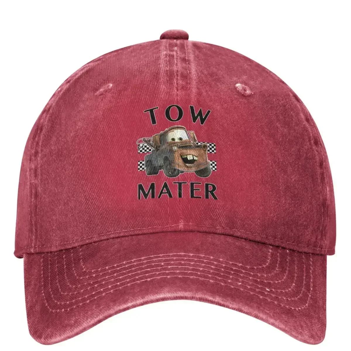 

Pixar Cars Tow Mater Finish Baseball Cap Fashion Unisex Men Hip Hop Dad Hats Sun Visors Running Hippie Snapback Cap Gift One Size