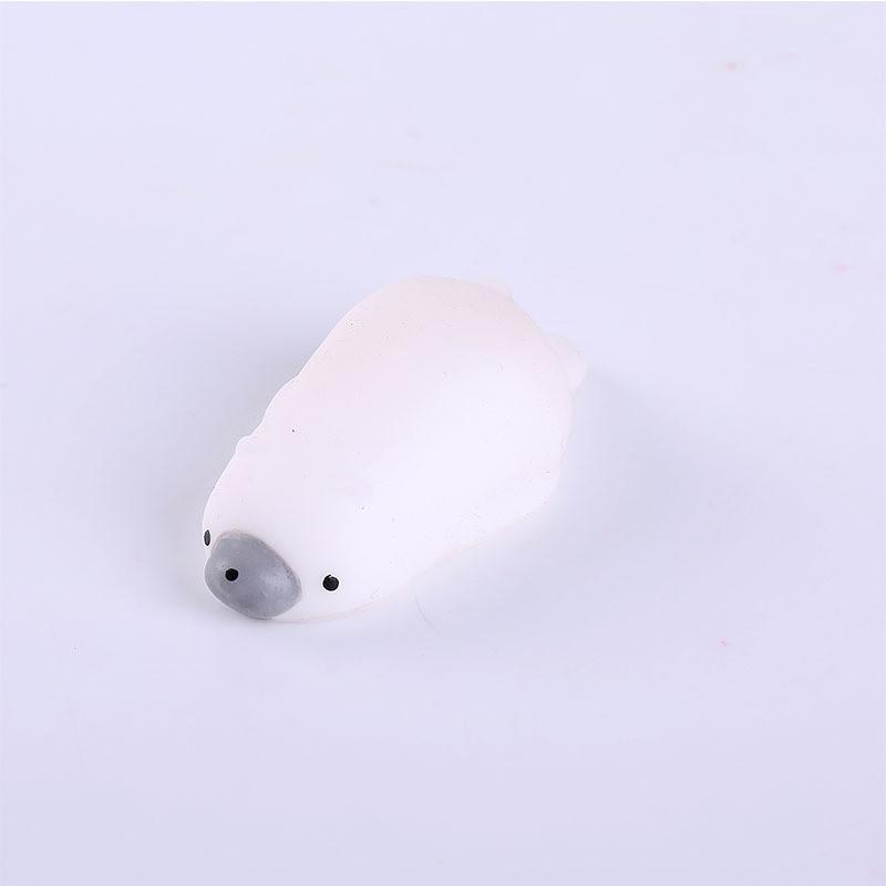 Funny Mochi Soft Animal Squeeze Stretch Compress Squishy Decompression Dolls Toy