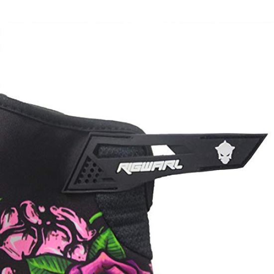 Rękawice motocyklowe Demon Claw do jazdy na rowerze z kością i stawem Rękawice wyścigowe do roweru górskiego Rękawice, Rękawice, Logo, (Różowy, Mały)