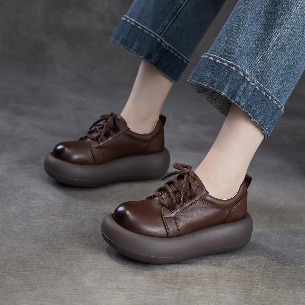 Leisure Shoes with Thick Soles, Single Shoes for Women, New Style, Versatile and Fashionable Shoes