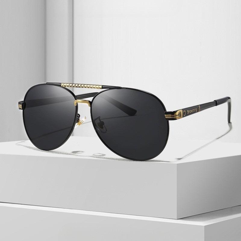 Pochromic Sunglasses UV400 Fly Light Shield Color Changing Lenses Men's Anti Glare Driving Glasses for Day and Night Use