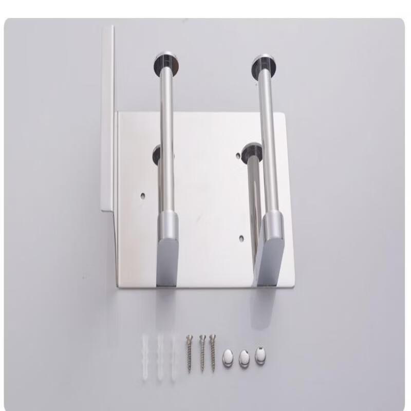 cmaos Stainless Steel Suction Cup Toilet Paper Holder