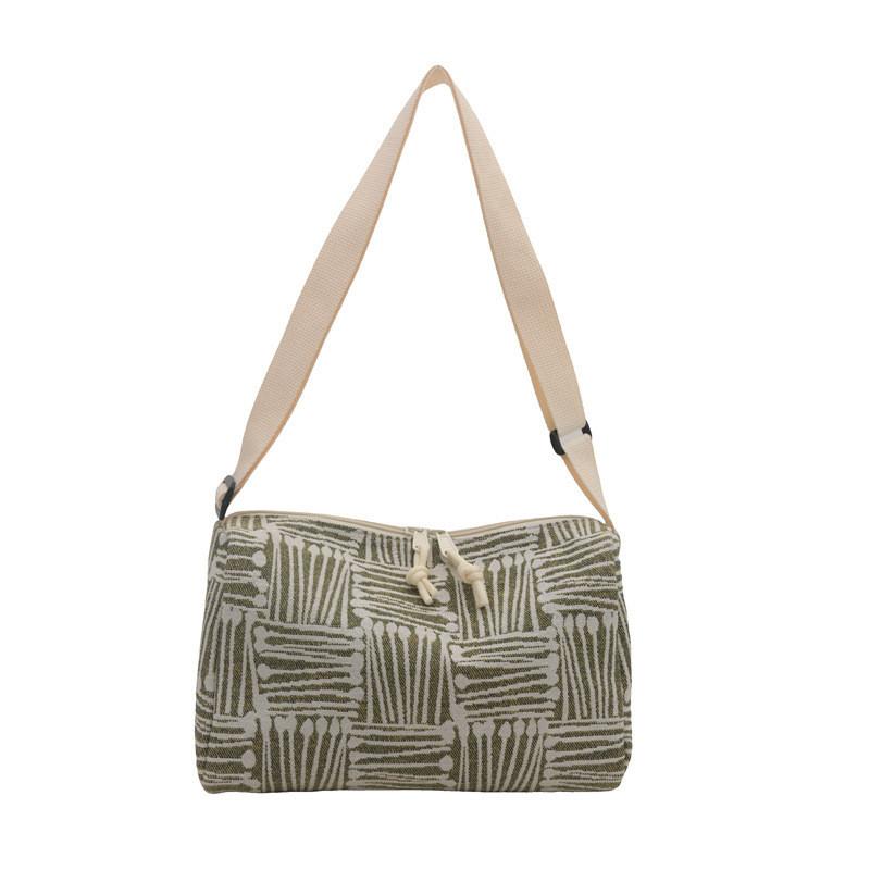 Stilvolle Canvas-Umhängetasche mit großer Kapazität für Damen in mehreren Farben, ideal für den täglichen Gebrauch