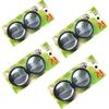 Adjustable Black Round Blind Spot Rearview Mirror Glass