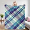 Tartan Haze Winter And Summer French Plush Blanket Soft And Fluffy Comfortable Wool Blanket Sofa Ideal Gift