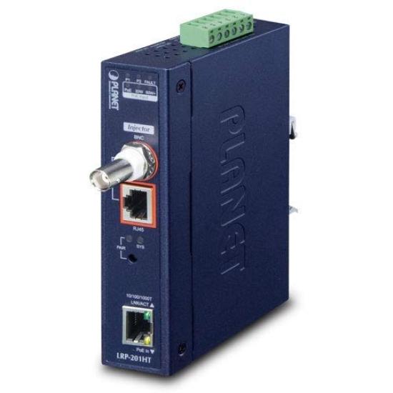 Single Port Ultra PoE Long Reach Kit []PLANET LRP-201-KIT 10/100/1000T Coax/UTP (LRP-201ET + LRP-201HT)
