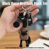 1Pc Plush Toy Horse Keychain Lucky Cool Horse Plush Toy New Year Of Cute Horse Mascot Bag Pendant Decoration For Women