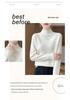Women's Pure Wool Half-High Collar Loose Knit Sweater - Thickened Autumn/Winter Base Layer Pullover