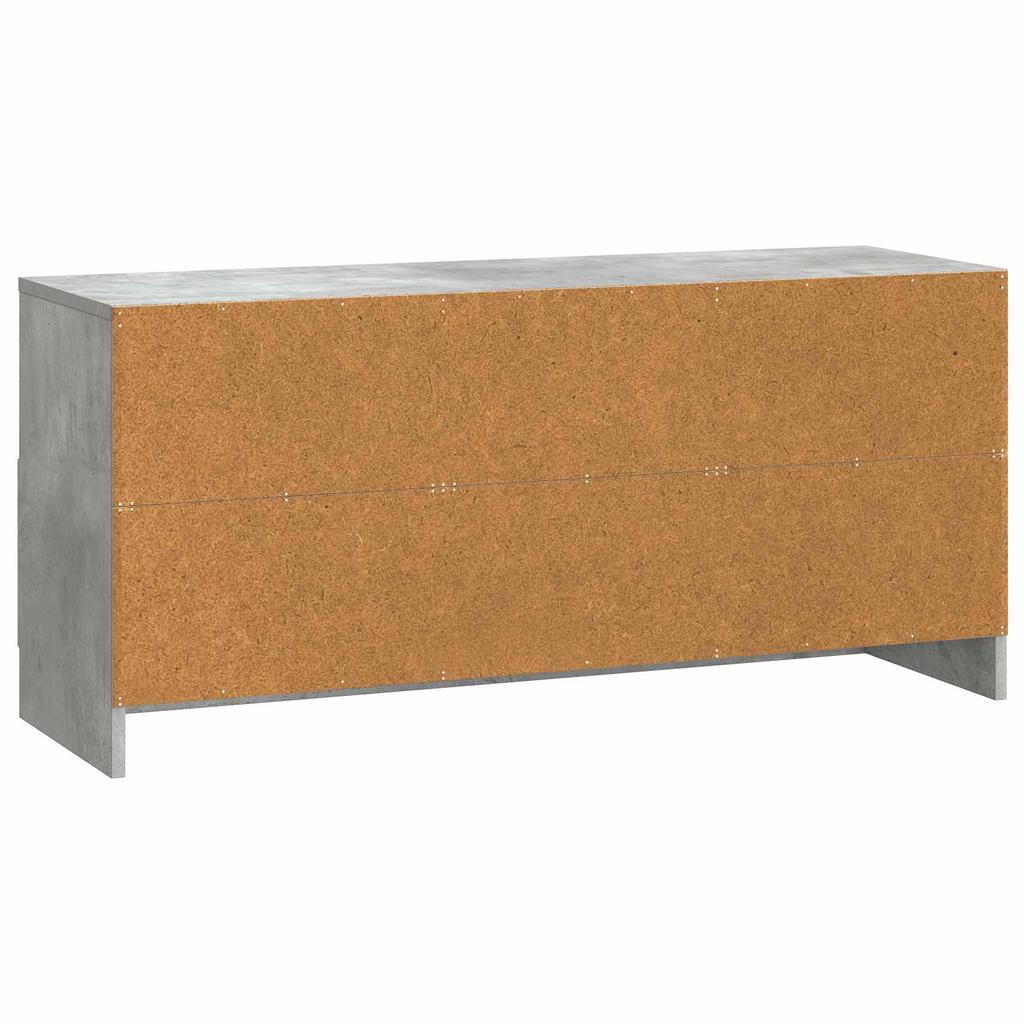 TV Cabinet Concrete Grey 102 x 34.5 x 47 cm Particleboard