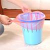 Household Single-roll Flat Mouth Garbage Bag Thickened with Roll Point Break Plastic Bag Disposable Color Black Garbage Bag