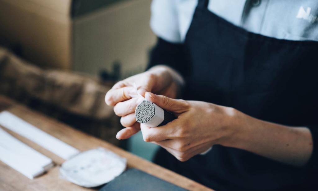 Rökelsepinnar Inslagning Sympatibrev Lackerat Specialurval Lätt Bläck Körsbärsblomma 8 Nippon med Presentetikett (Gåva) [Presentpapper, Inslagning,