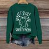 Halloween Sweatshirts For Women Cute Ghost Long Sleeve T Shirt Fashion Sweatshirt