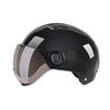 Unisex Motorcycle Helmet Electric Safety Motocross Helmet Impact Resistant Cycling HelmetBlack Tawny Lens