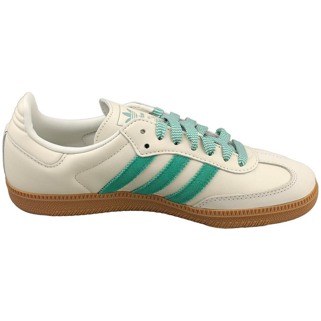 Adidas Originals SAMBA OG W Leather Sneakers Size Off for Men and Women JI3906, White/Green, 23.0cm - White/Green (JI3906)
