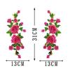 Stylish Flower Embroidered Patches Elegant DIY Sewing Patches Fabric Patches  Dress Repair