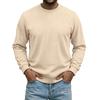 Men's Color Neck Sweatshirt Long Sleeve Casual Pullover