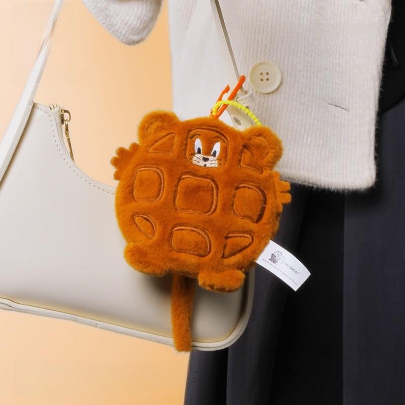 Jerry Card Plush Bag Tom And Jerry Waffle Cartoon Saddlebag Storage Document