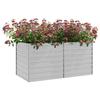 VidaXL Lit Surélevé de Jardin Jardinière Bac à Fleurs Pot de Plantes Lit de Plantation Balcon Patio 160x80x77 cm Acier 316880