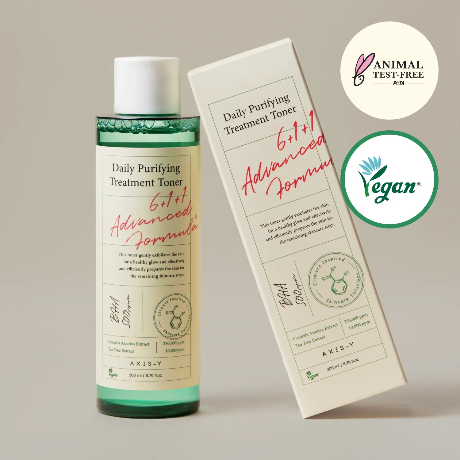 AXIS-Y Ежедневный очищающий лечебный тоник 200 мл Treatment Toner 200mL