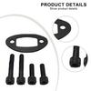Black Muffler Gasket And Bolts For 555 560XP 562XP Chainsaw Engine Exhaust Sealing Kit Replacement Part 505170501