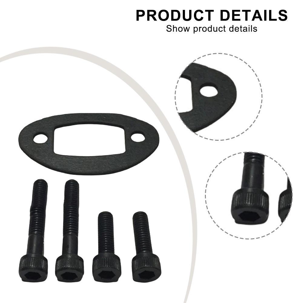 Black Muffler Gasket And Bolts For 555 560XP 562XP Chainsaw Engine Exhaust Sealing Kit Replacement Part 505170501