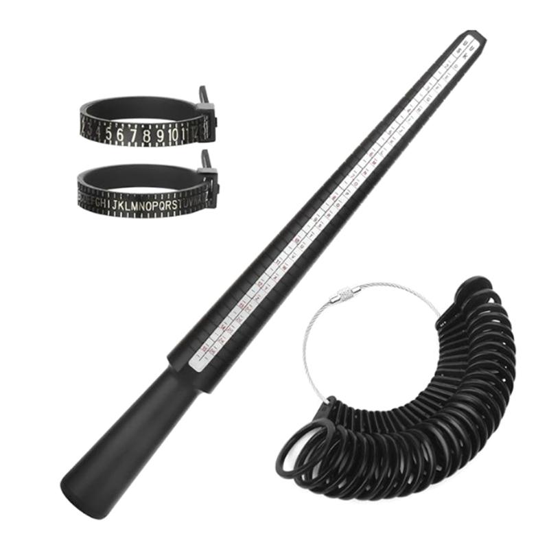 

3/4/6/7 шт. ювелирный инструмент кольца размер оправки палочка палец калибр кольца размер измерительный ювелирный инструмент набор колец ювелирные изделия