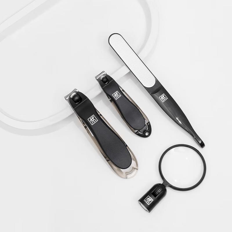 Zwilling 4-Piece Rotating Magnifying Nail Clipper Set