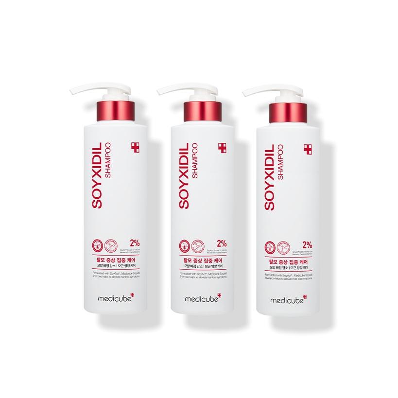 MEDICUBE Soycydil Functional Hair Loss Shampoo Seborrheic Scalp & Root Strengthening Care 2+1 Set