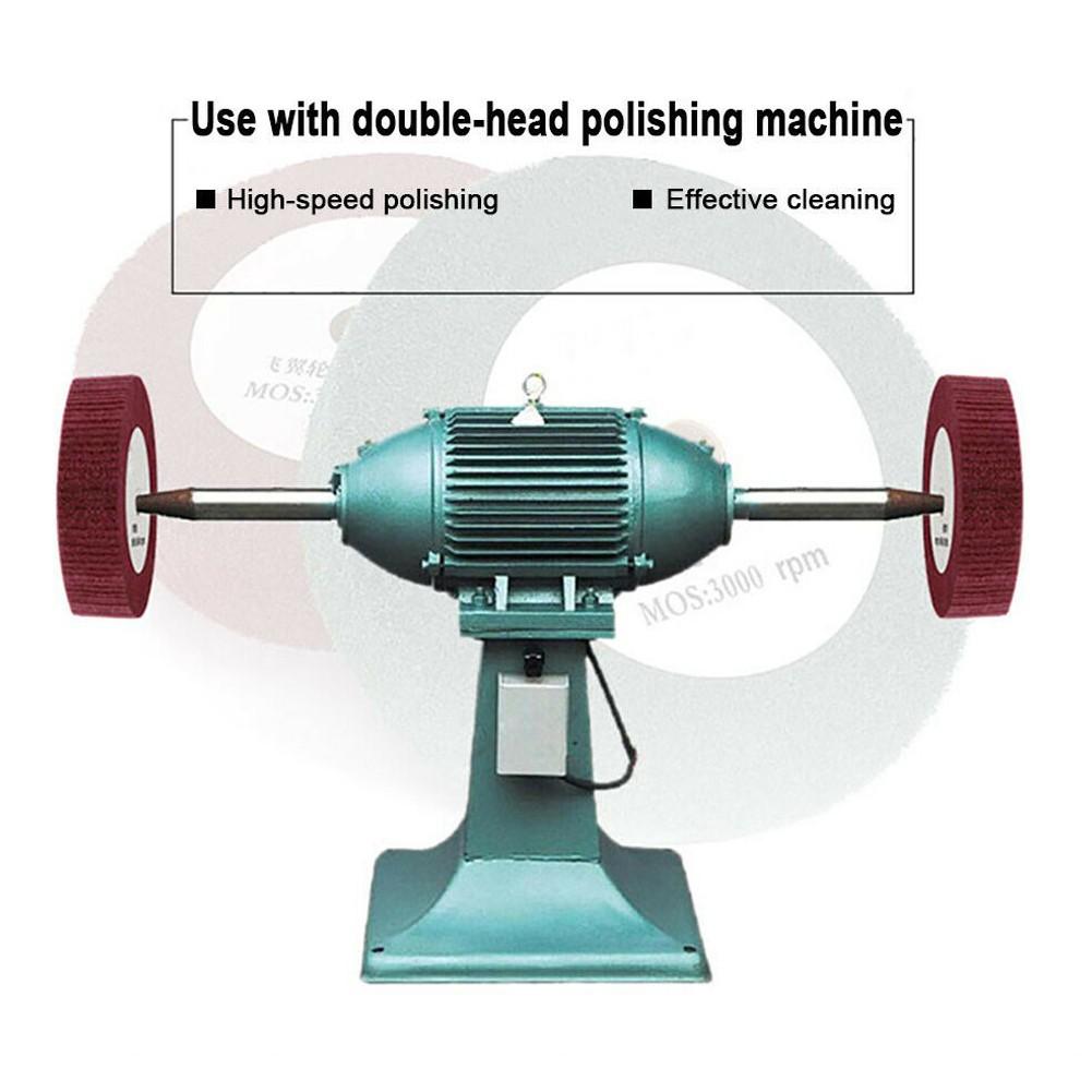5" Abrasive Nylon Grinding Wheel 320# Non-Woven Flap Polishing Disc