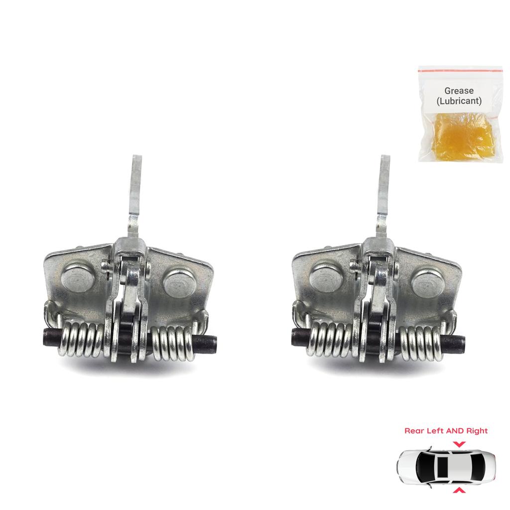 BDP938-1 2 Pieces Rear Left AND Right Door Catch Hinge Brake Stop Check Strap Limiter for Peugeot 106 I II 1991-2004 Citroen Saxo 1996-2004 9181H4