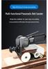 Pneumatic Stainless Steel Belt Grinder for Wire Drawing and Rust Removal
