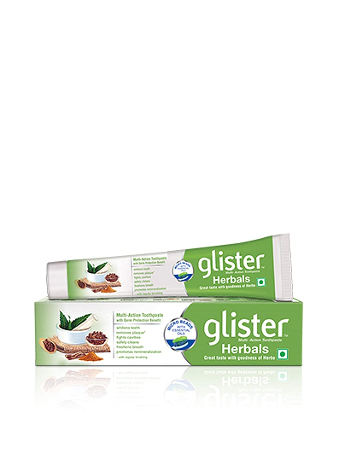 

УПАКОВКА 3 X Amway Glister Многофункциональная зубная паста Herbals 190 г