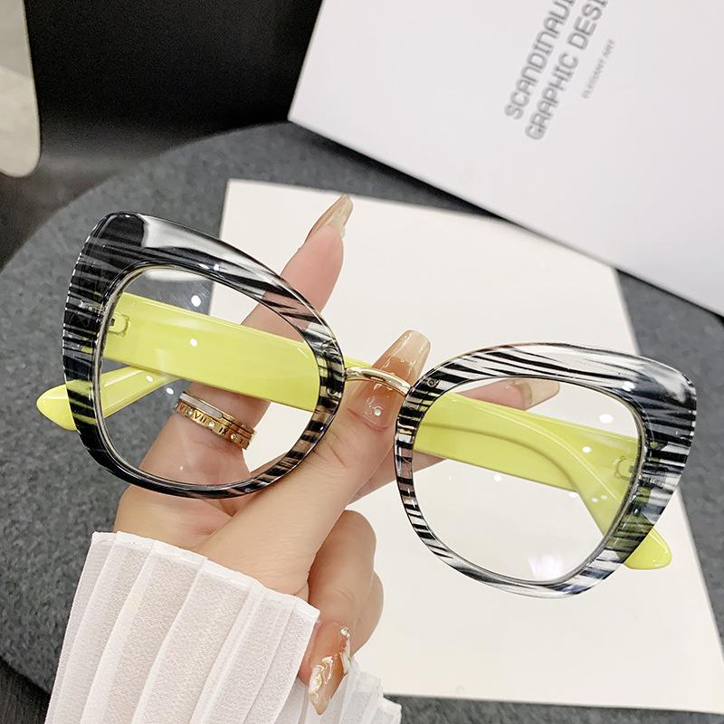 European and American Style Cat-eye Eyeglasses Frames for Women, Non-prescription Glasses