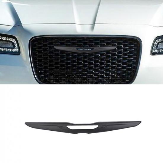Emblemabdeckung für die mittlere Kühlergrillleiste des vorderen Stoßfängers Zierleiste für Chrysler 300 300C 2015+