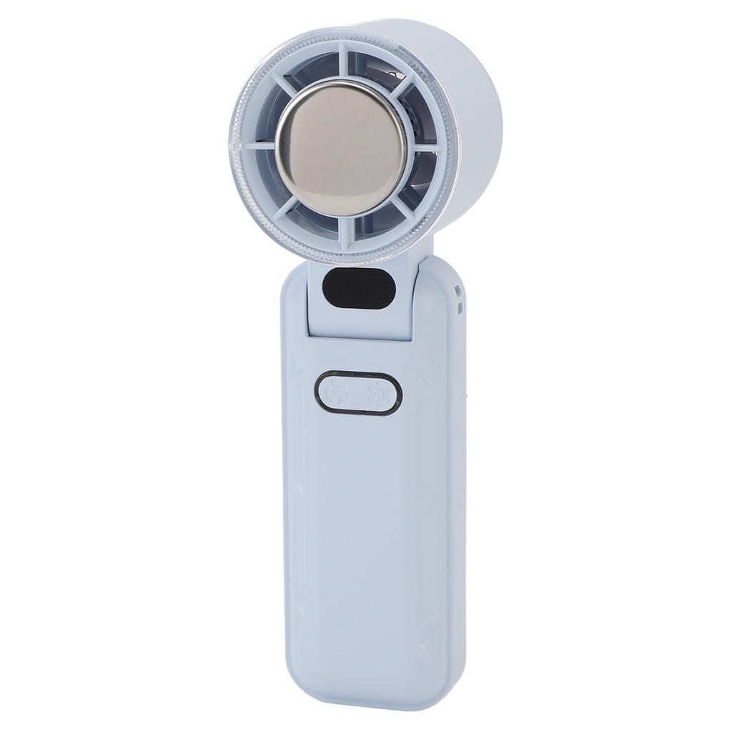 Portable Handheld Fan 5 Speeds Foldable Quiet Rechargeable Mini High Speed Cooling Fan with Digital