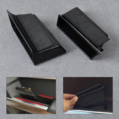 2 Pièces Boîte de Rangement pour Accoudoir de Porte Avant de Voiture Pour Mercedes-Benz Classe GLK X204 GLK300 GLK350 GLK250 2009 2010 2011 2012 2013 2014