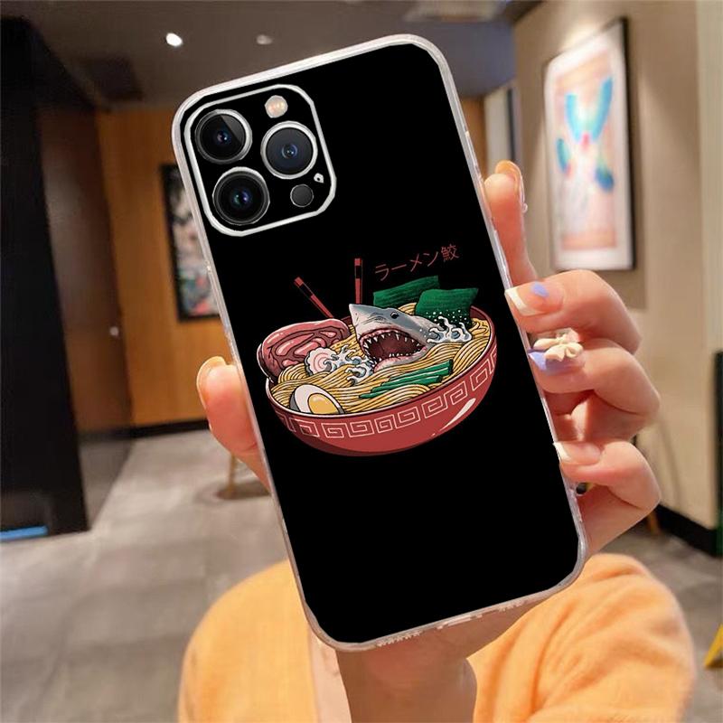

Phone Case For iphone 17 Pro Max Air 16 15 14 13 Pro Max 15 16 Pro 15Plus Japanese Style Art Wave iphone 14