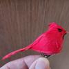 Artificial Robin Bird Decoration Feather Bird Craft Ornament Simulation Little Robin Bird Garden Ornaments Deco Jardin Féerique