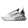 Nike Air Max 2090 Pure Platinum Unisex Sneakers White Bright-Crimson Black CT7695-100