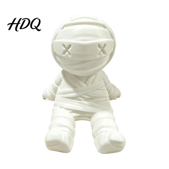 Gothic Style Gift for Friends Cute Mummy Phone Holder 3D Printed Halloween Desk PLA Material Stand Stand Cartoon Figurine Home Office Desktop