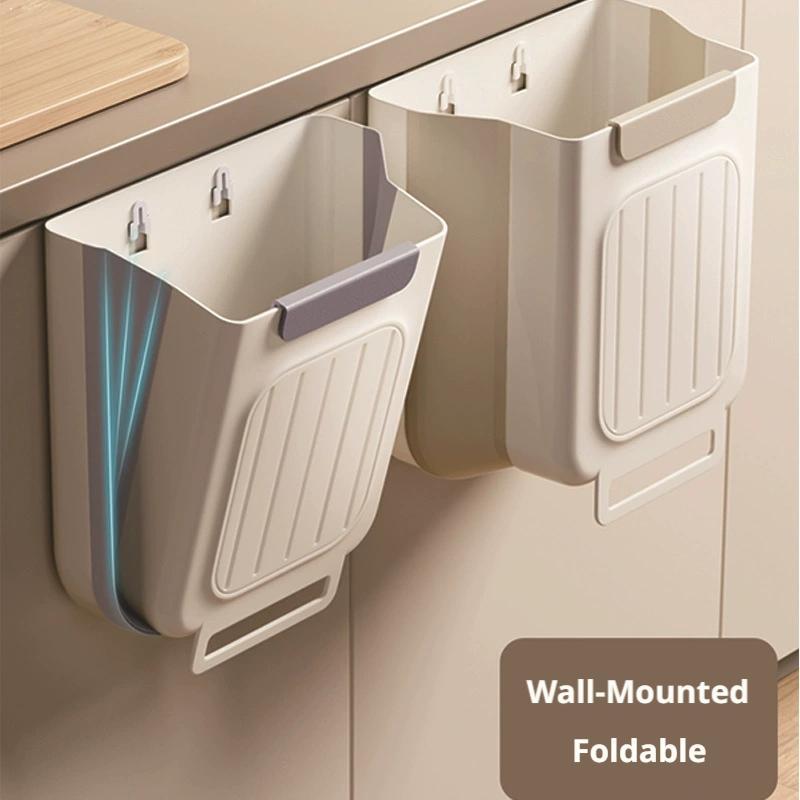 Camper Trash Can Hanging Trash Can Rv Trash Can Foldable Trash Can Household Kitchen Cabinet Hanging Garbage Storage For Kitchen