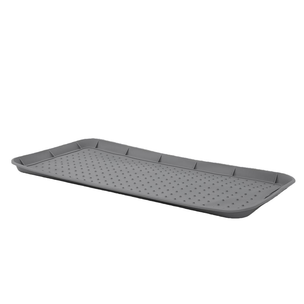 Silicone Shoe Tray with Lip Non Slip Heavy Duty Boot Mat   for Front Door Entryway Indoor Outdoor Use