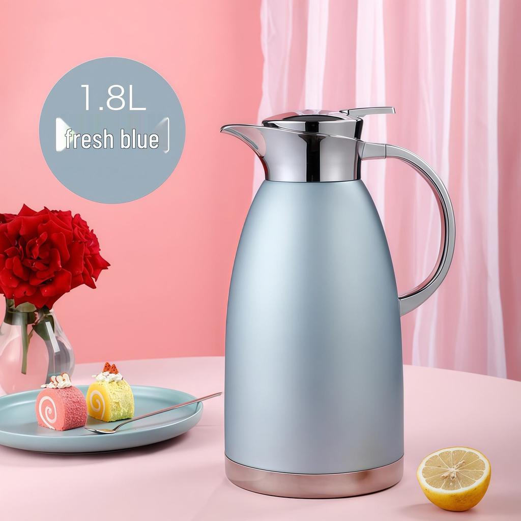 304 Stainless Steel 2.3L Insulated Coffee Pot - Ideal for Home Use or as a Holiday Gift