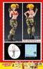 Hasegawa Egg Girls Collection Amy McDonnell Unpainted Resin Kit SP439 1/12 No.06 (Army)