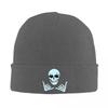 New Skeleton Skull Hands Gestures Rock Roll Knitted Caps For Women Unisex Beanie Winter Hat Acrylic Warm Melon Cap
