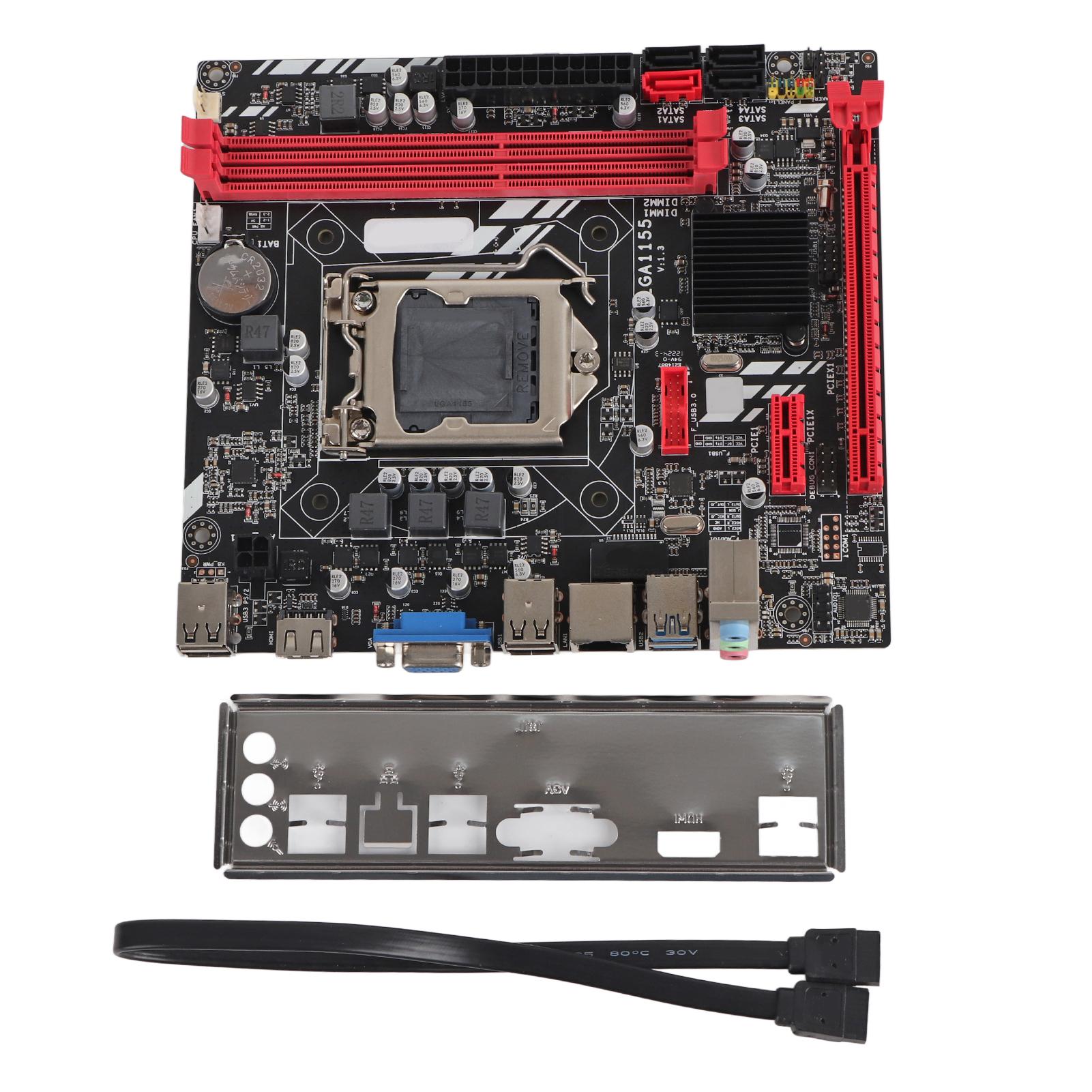 

B75 Motherboard 16G 2xDDR3 VGA PCIE 16XPCIE 1X SATA3.02.0 USB3.02.0 M ATX Gaming Motherboards