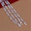Popular Beautiful Fashion Elegant Copper Color Charm 4MM WOMEN LADY Nice Chain  Necklace Jewelry