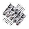 5 Pieces Split Type Bass Bridge Individually Adjustable Individual Set Metal