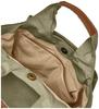 Tora Nylon DotCow Leather Tote, Women's, Size 1S, 11714-LGY, Size 2S, Light Gray