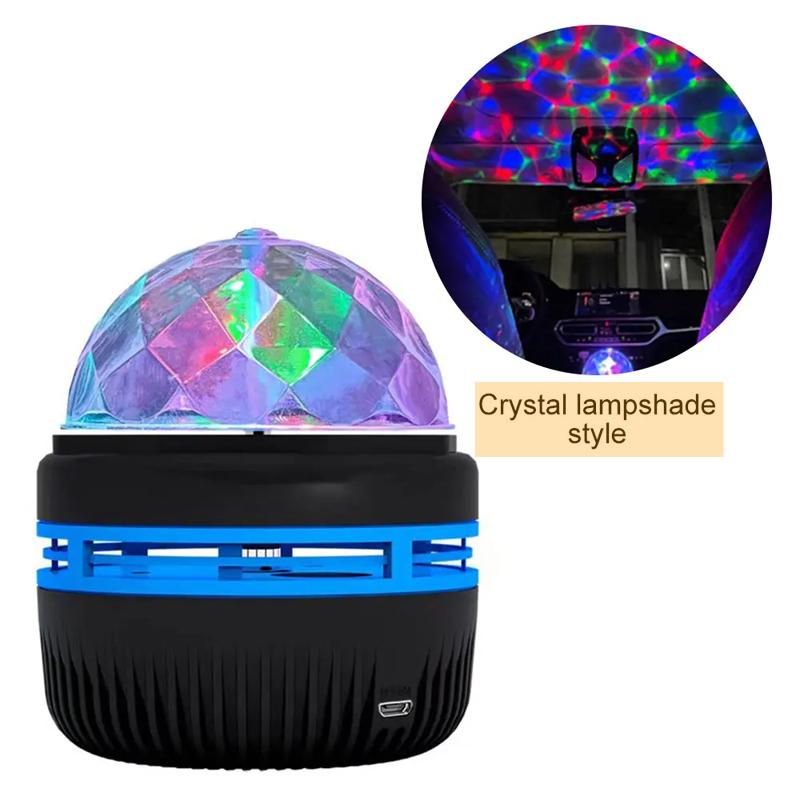 USB Projector Starry Sky Lamp RGB Rotating Magic Ball LED Night Light Decor Bedroom Room Decorative For  Children Christmas Gift